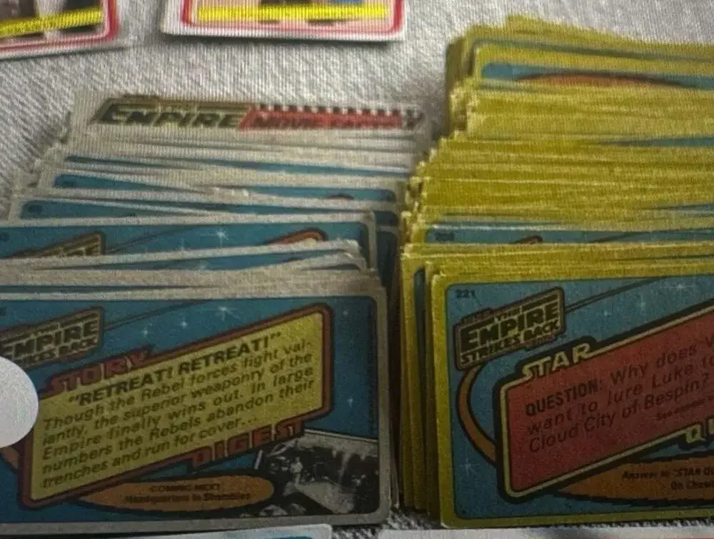 1980 Topps Star Wars The Empire Strikes Back ~144 Trading Card Collection